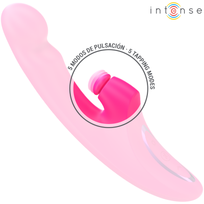 INTENSE - EMI VIBRADOR 13,5 CM MULTIFUNÇÃO 3 EM 1 10 VIBRAÇÕES ROSA - D-242075 - Dona Pimenta