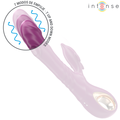 INTENSE - HALLE VIBRADOR MULTIFUNCIONAL COM LÍNGUA ESTIMULANTE DE GOLFINHOS ROXO - D-242076 - Dona Pimenta