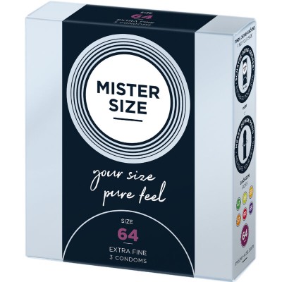 MISTER SIZE - PRESERVATIVOS TAMANHO XXL 64 MM (3 UNIDADES) - D-242274 - Dona Pimenta