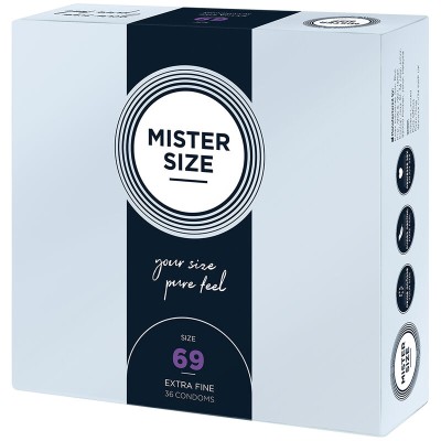 MISTER SIZE - PRESERVATIVOS TAMANHO XXXL 69 MM (36 UNIDADES) - D-242289 - Dona Pimenta