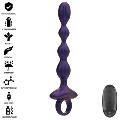 INTENSE - JACKIE VIBRATING ANAL PLUG MODELO 1 CONTROLE REMOTO - D-242064 - Dona Pimenta