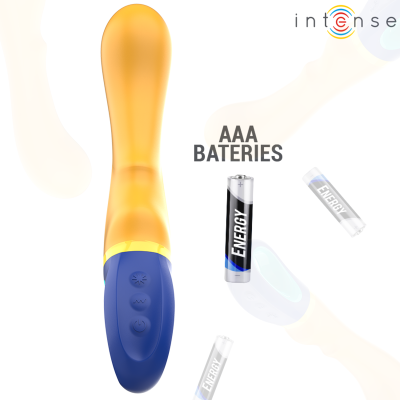 INTENSE - SHAGGY VIBRADOR G-SPOT AMARELO - D-241946 - Dona Pimenta