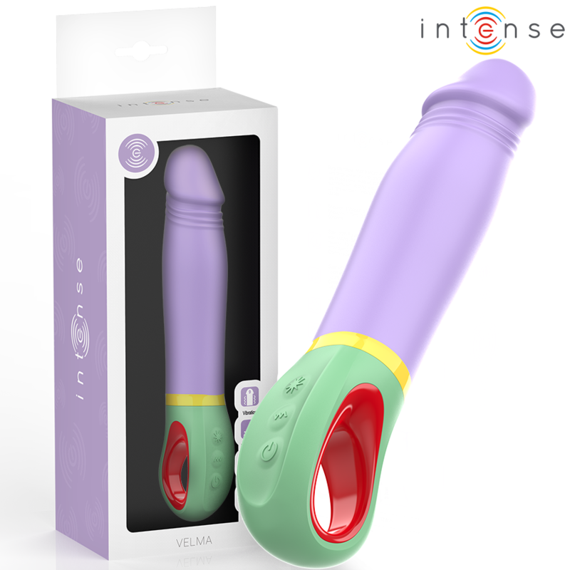 INTENSE - VELMA VIBRADOR RABBIT ROXO - D-241949 - Dona Pimenta