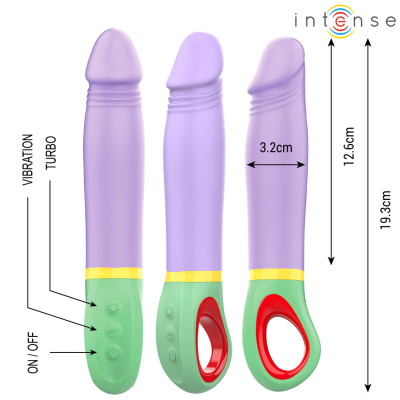 INTENSE - VELMA VIBRADOR RABBIT ROXO - D-241949 - Dona Pimenta