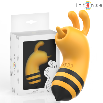 INTENSE - MAYA ESTIMULADOR BEE AMARELO/PRETO - D-241953 - Dona Pimenta