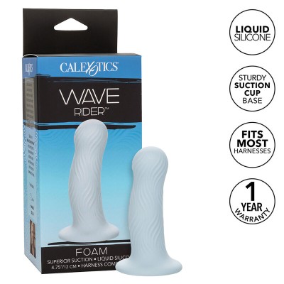 CALEXOTICS - WAVE RIDER PLUG ANAL DE ESPUMA AZUL - D-241440 - Dona Pimenta