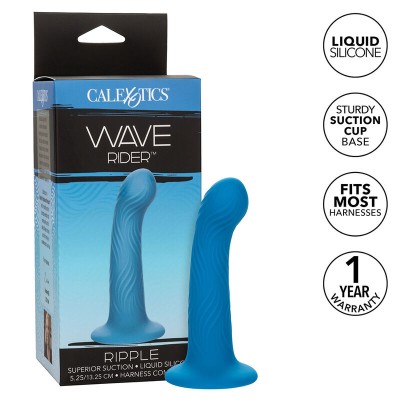 CALEXOTICS - WAVE RIDER RIPPLE PLUG ANAL AZUL - D-241442 - Dona Pimenta