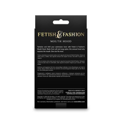 NS NOVELTIES - FETISH & FASHION BOCA CAPUZ NYLON BRANCO - D-241502 - Dona Pimenta