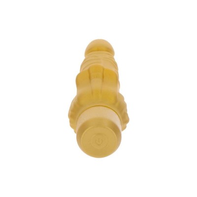 GET REAL - GOLD DICKER STIM VIBRADOR OURO - D-234595 - Dona Pimenta