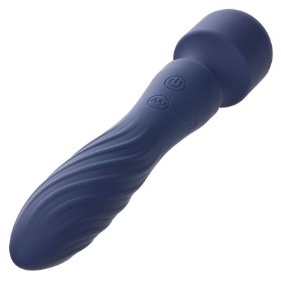 CALEXOTICS - CHARISMA MYSTIQUE MASSAGER DUAL MOTORS 12 FUNÇÕES 20,5 CM X 4,5 CM ROXO - D-241465 - Dona Pimenta