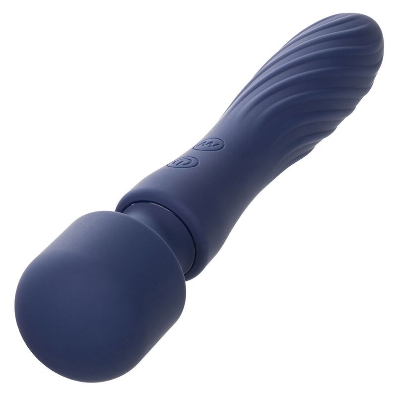 CALEXOTICS - CHARISMA MYSTIQUE MASSAGER DUAL MOTORS 12 FUNÇÕES 20,5 CM X 4,5 CM ROXO - D-241465 - Dona Pimenta