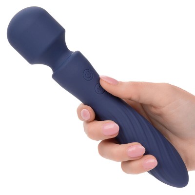 CALEXOTICS - CHARISMA MYSTIQUE MASSAGER DUAL MOTORS 12 FUNÇÕES 20,5 CM X 4,5 CM ROXO - D-241465 - Dona Pimenta