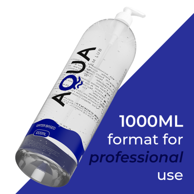 AQUA QUALITY - LUBRIFICANTE À BASE DE ÁGUA 1000 ML - D-242227 - Dona Pimenta