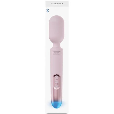 KIIROO - PROWAND VIBRATOR WAND CONTROLE REMOTO + APLICATIVO GRATUITO ROSA - D-242521 - Dona Pimenta