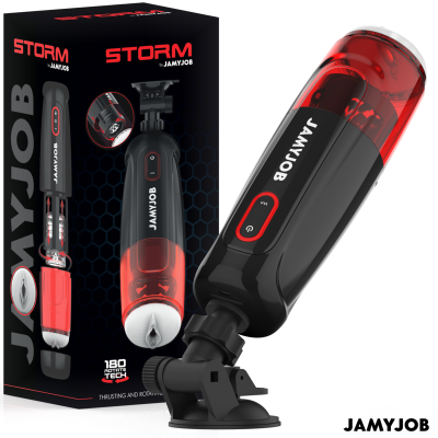 JAMYJOB - MASTURBADOR AUTOMÁTICO DE VAGINA CYCLONE 10 MODOS DE SUCÇÃO E IMPULSO - D-241559 - Dona Pimenta