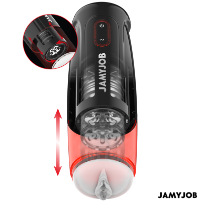 JAMYJOB - MASTURBADOR AUTOMÁTICO DE VAGINA CYCLONE 10 MODOS DE SUCÇÃO E IMPULSO - D-241559 - Dona Pimenta