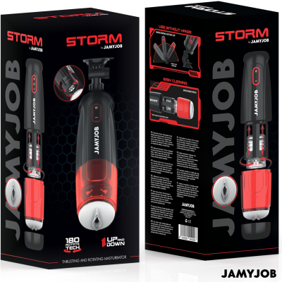 JAMYJOB - MASTURBADOR AUTOMÁTICO DE VAGINA CYCLONE 10 MODOS DE SUCÇÃO E IMPULSO - D-241559 - Dona Pimenta