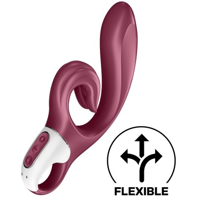 SATISFYER LOVE ME COELHO VIBRAÇÃO - AZUL - D-232929 - Dona Pimenta