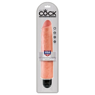 KING COCK 25,4 CM VIBRANTE STIFFY - CARNE - PD5525-21 - Dona Pimenta