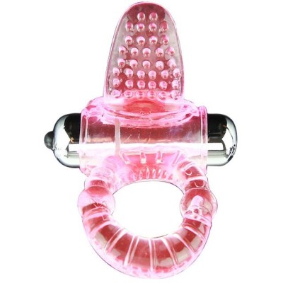 SWEET ABS 10 RITMOS RING ANILLO PENE VIBRADOR ROSA - D-194490 - Dona Pimenta