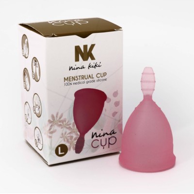 NINA KIKÍ - COPO MENSTRUAL ROSA TAMANHO L 6 + 1 GRTIS - D-212756 - Dona Pimenta