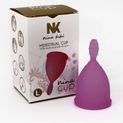 NINA KIKÍ - COPO MENSTRUAL ROXO TAMANHO L 6 + 1 GRTIS - D-212758 - Dona Pimenta