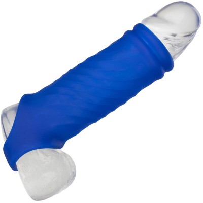 CALEXOTICS - ADMIRAL WAVE PENIS COVER LÍQUIDO SILICONE AZUL - D-238323 - Dona Pimenta