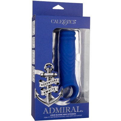 CALEXOTICS - ADMIRAL WAVE PENIS COVER LÍQUIDO SILICONE AZUL - D-238323 - Dona Pimenta