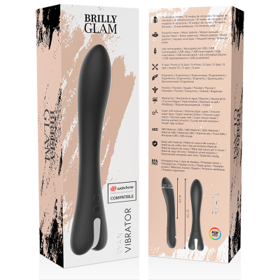 BRILLY GLAM - RYAN VIBRADOR WATCHME WIRELESS TECNOLOGIA COMPATÃVEL - D-230984 - Dona Pimenta