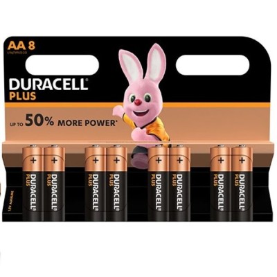 DURACELL - BATERIA PLUS POWER AA LR6 8UNIDADES - D-225364 - Dona Pimenta