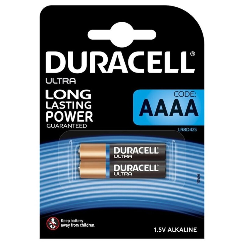 DURACELL - BATERIA ULTRA POWER ALCALINA AAAA MX2500 1,5V 2 UNIDADES - D-225370 - Dona Pimenta