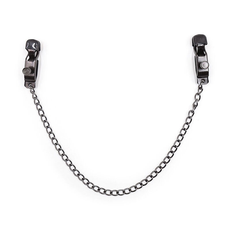 OHMAMA FETISH - BRAADEIRAS DE METAL COM CORRENTE PRETA - D-229857 - Dona Pimenta