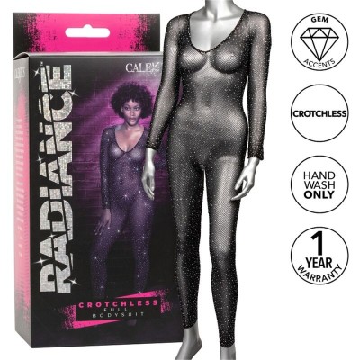 CALEXOTICS - RADIANCE BODYSUIT COMPLETO CROTCHLESS RHINE - D-238352 - Dona Pimenta