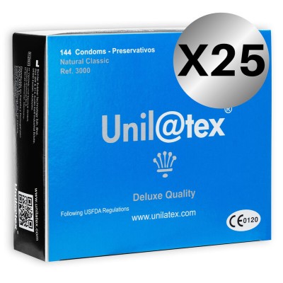 UNILATEX - CONSERVANTES NATURAIS PACK 25 X 144 UNIDADES - D-205384 - Dona Pimenta