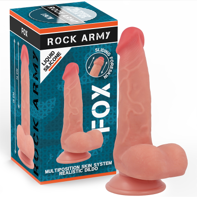 ROCKARMY - SILICONE LÍQUIDO FOX 19 CM -O- 3,2 CM - D-238276 - Dona Pimenta