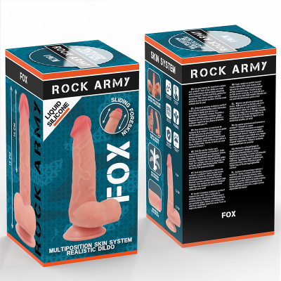 ROCKARMY - SILICONE LÍQUIDO FOX 19 CM -O- 3,2 CM - D-238276 - Dona Pimenta