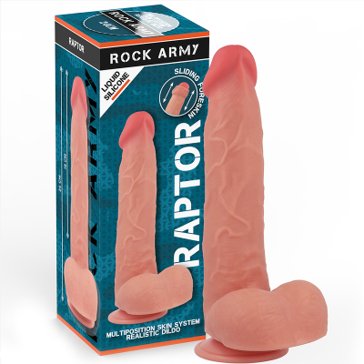 ROCKARMY - SILICONE LÍQUIDO RAPTOR 22 CM -O- 3,6 CM - D-238277 - Dona Pimenta