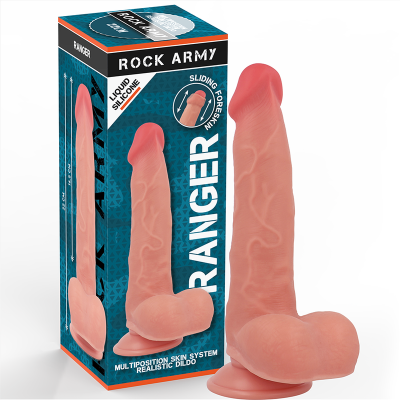 ROCKARMY - SILICONE LÍQUIDO RANGER 24 CM -O- 4,4 CM - D-238278 - Dona Pimenta