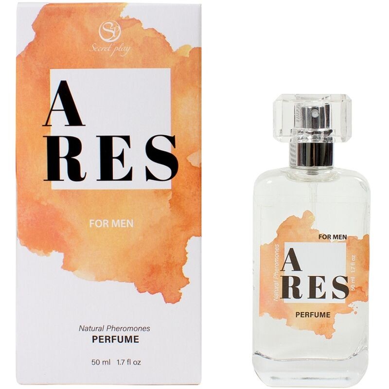 SECRETPLAY - ARES NATURAL PERFUME FEROMONAS SPRAY PARA HOMENS 50 ML - D-242609 - Dona Pimenta