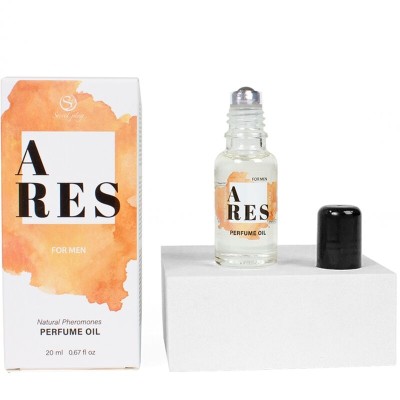 SECRETPLAY - ARES PERFUME NATURAL FEROMONAS EM ÓLEO PARA HOMENS 20 ML - D-242610 - Dona Pimenta