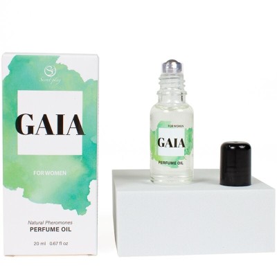 SECRETPLAY - GAIA PERFUME NATURAL FEROMONAS EM ÓLEO PARA MULHERES 20 ML - D-242604 - Dona Pimenta