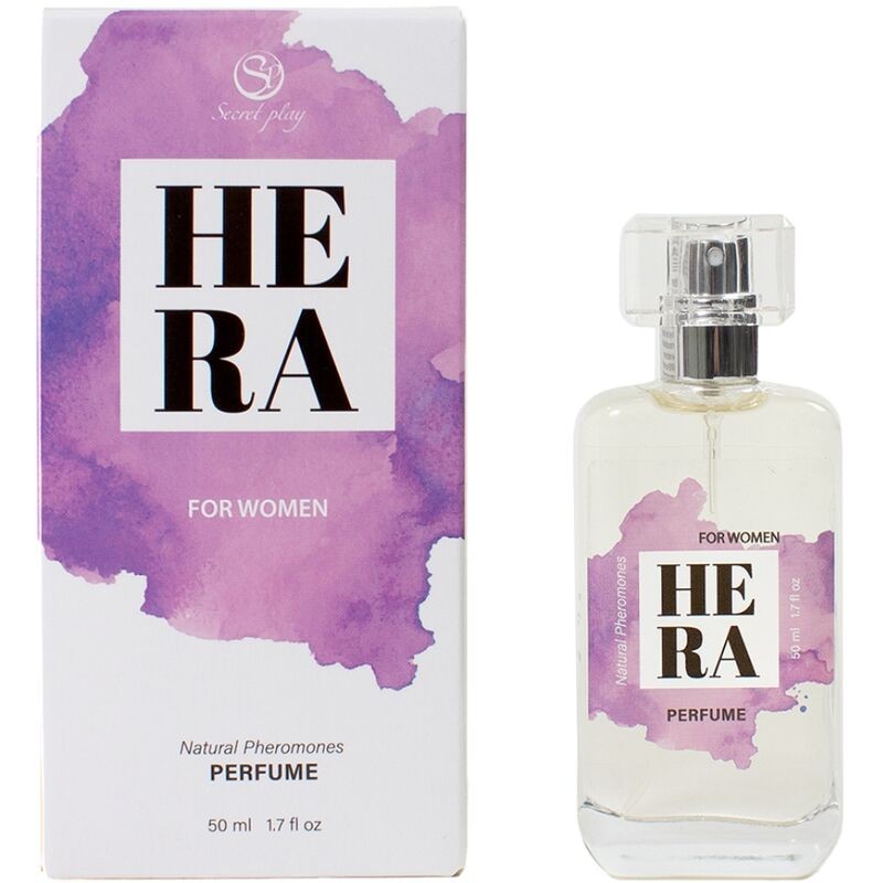 SECRETPLAY - HERA NATURAL PERFUME FEROMONAS SPRAY PARA MULHERES 50 ML - D-242606 - Dona Pimenta