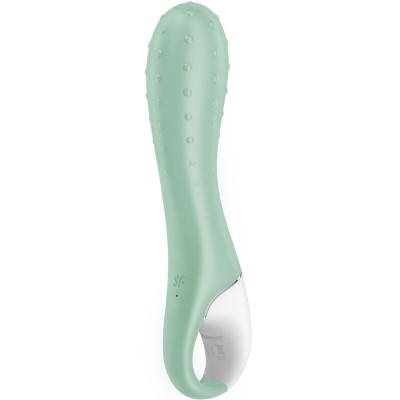 SATISFYER - AIR PUMP VIBRATOR 3 PONTO G INFLÁVEL MENTA - D-241203 - Dona Pimenta