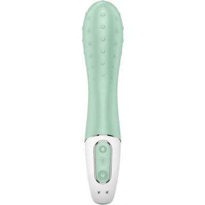 SATISFYER - AIR PUMP VIBRATOR 3 PONTO G INFLÁVEL MENTA - D-241203 - Dona Pimenta