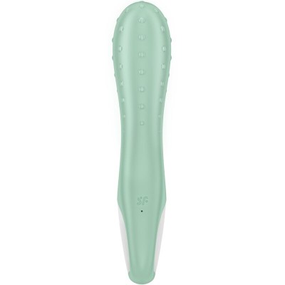 SATISFYER - AIR PUMP VIBRATOR 3 PONTO G INFLÁVEL MENTA - D-241203 - Dona Pimenta