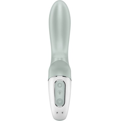 SATISFYER - AIR PUMP BOOTY 3 VIBRADOR ANAL INFLÁVEL GREYGREEN - D-241204 - Dona Pimenta