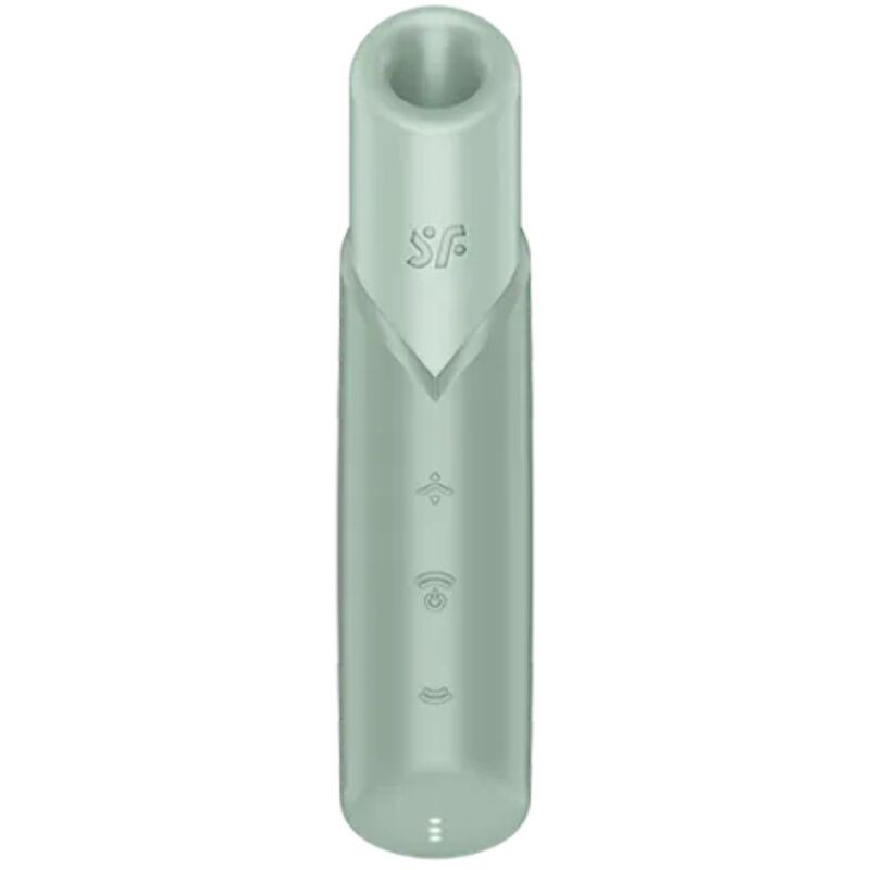 SATISFYER - ESTIMULADOR DE CLITÓRIS NAUGHTY KISS WAVE AQUAMARINE - D-242633 - Dona Pimenta