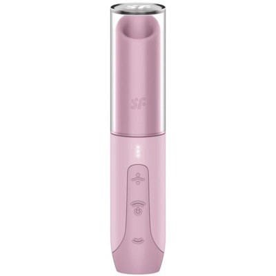 SATISFYER - ESTIMULADOR DE CLITÓRIS SECRET KISS WAVE ROSA - D-242634 - Dona Pimenta