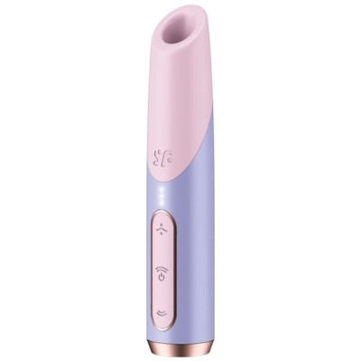 SATISFYER - ESTIMULADOR DE CLITÓRIS BOLD KISS WAVE ROSA / VIOLETA - D-242636 - Dona Pimenta