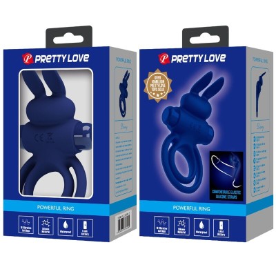 PRETTY LOVE - DAREY ANEL VIBRANTE DUPLO COELHO AZUL - D-240082 - Dona Pimenta